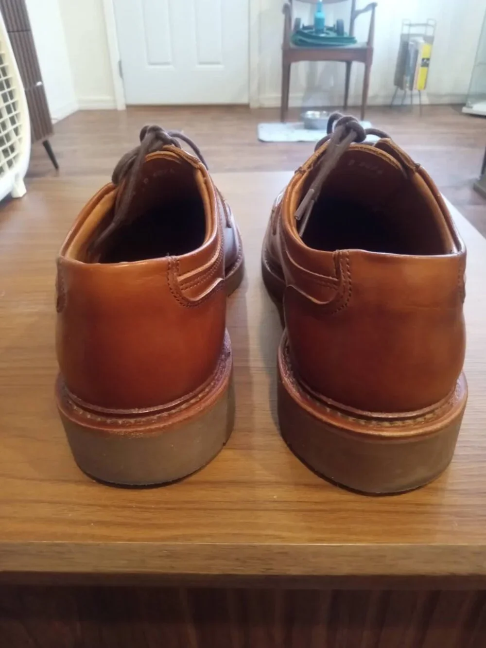 Allen Edmonds Denali Derby Brown Leather Men’s Shoes Size 8.5 D 5876